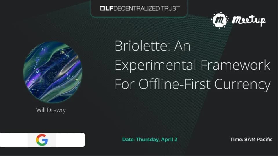 Portada de Briolette: An Experimental Framework For Offline-First Currency