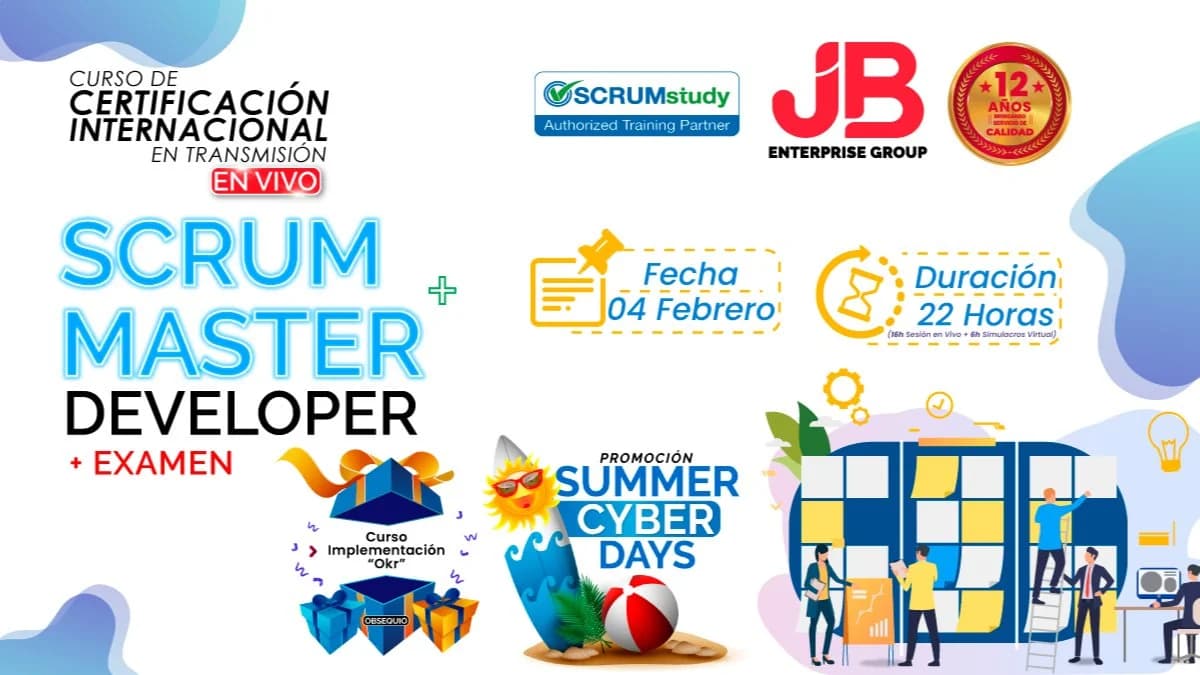 Portada de ðððððð ððððððððð :Scrum Master y Developer