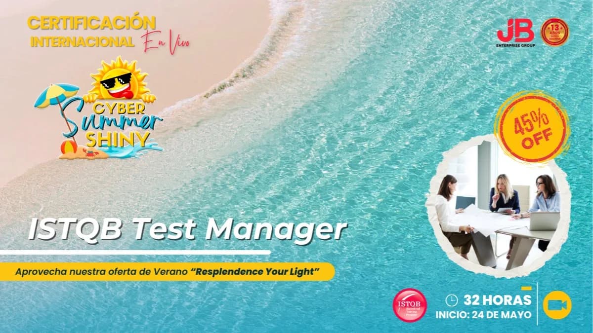 Portada de CYBER SUMMER SHINY: ISTQB TEST MANAGER