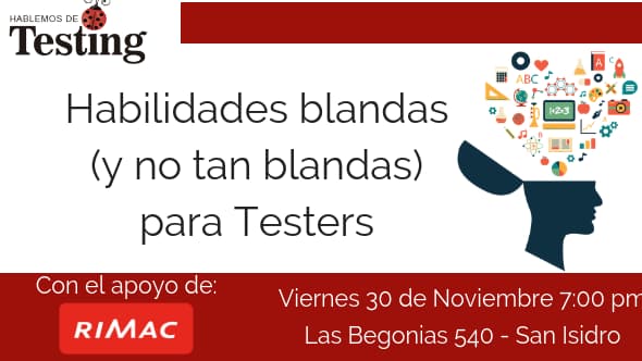 Portada de #HablemosDeTesting - Noviembre 🔽Link de Registro en la Descripcion 🔽