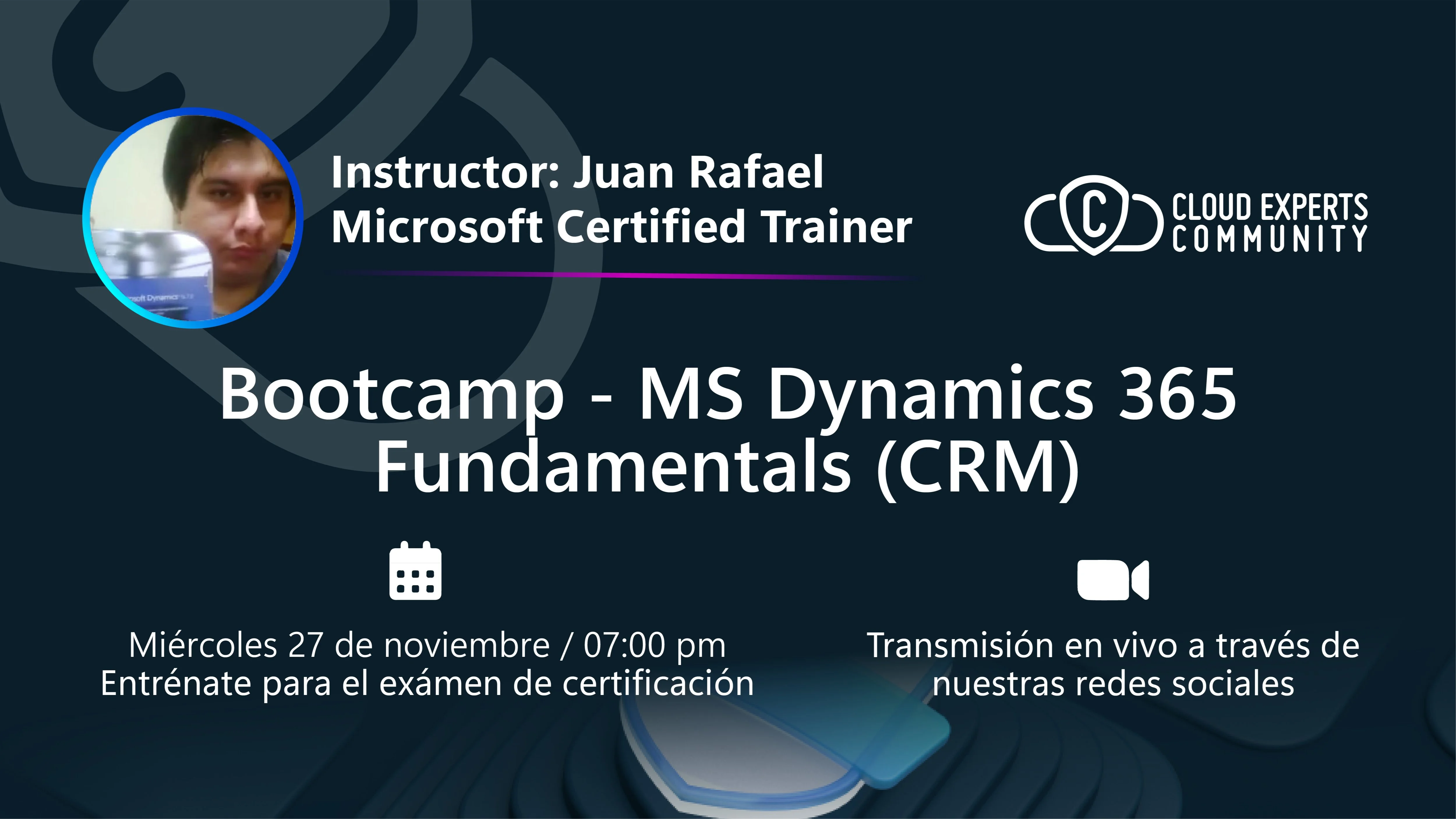 Portada de Bootcamp - MS Dynamics 365 Fundamentals (CRM) - 1 (Recuperacion)