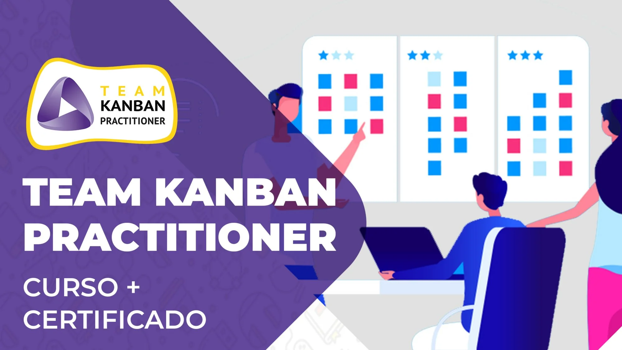 Portada de Certificación Team Kanban Practitioner TKP enero _ Kanban University