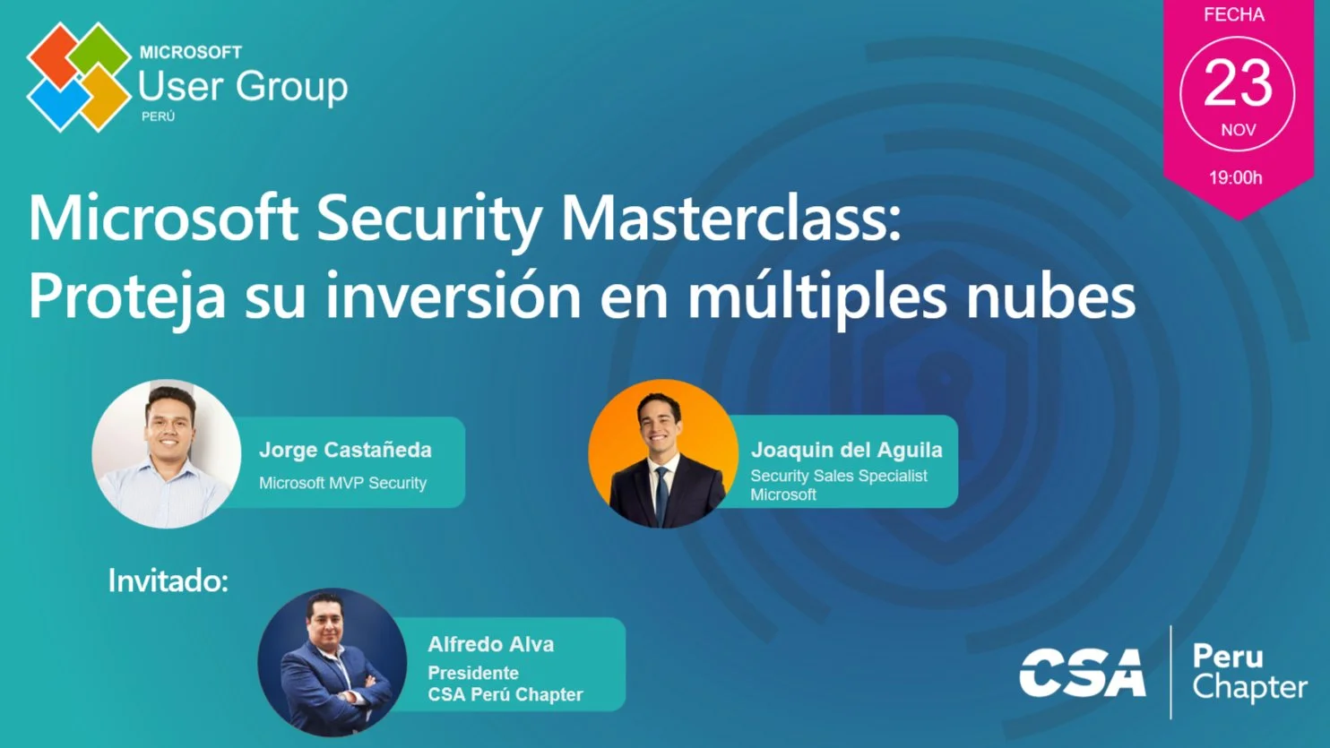 Portada de Microsoft Security Masterclass: Proteja su inversión en múltiples nubes