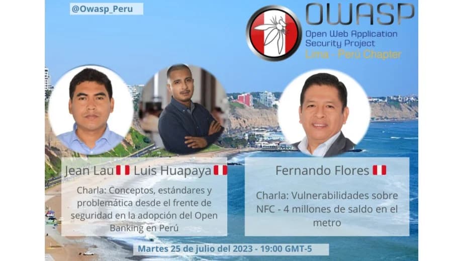 Portada de OWASP Meeting Julio 2023