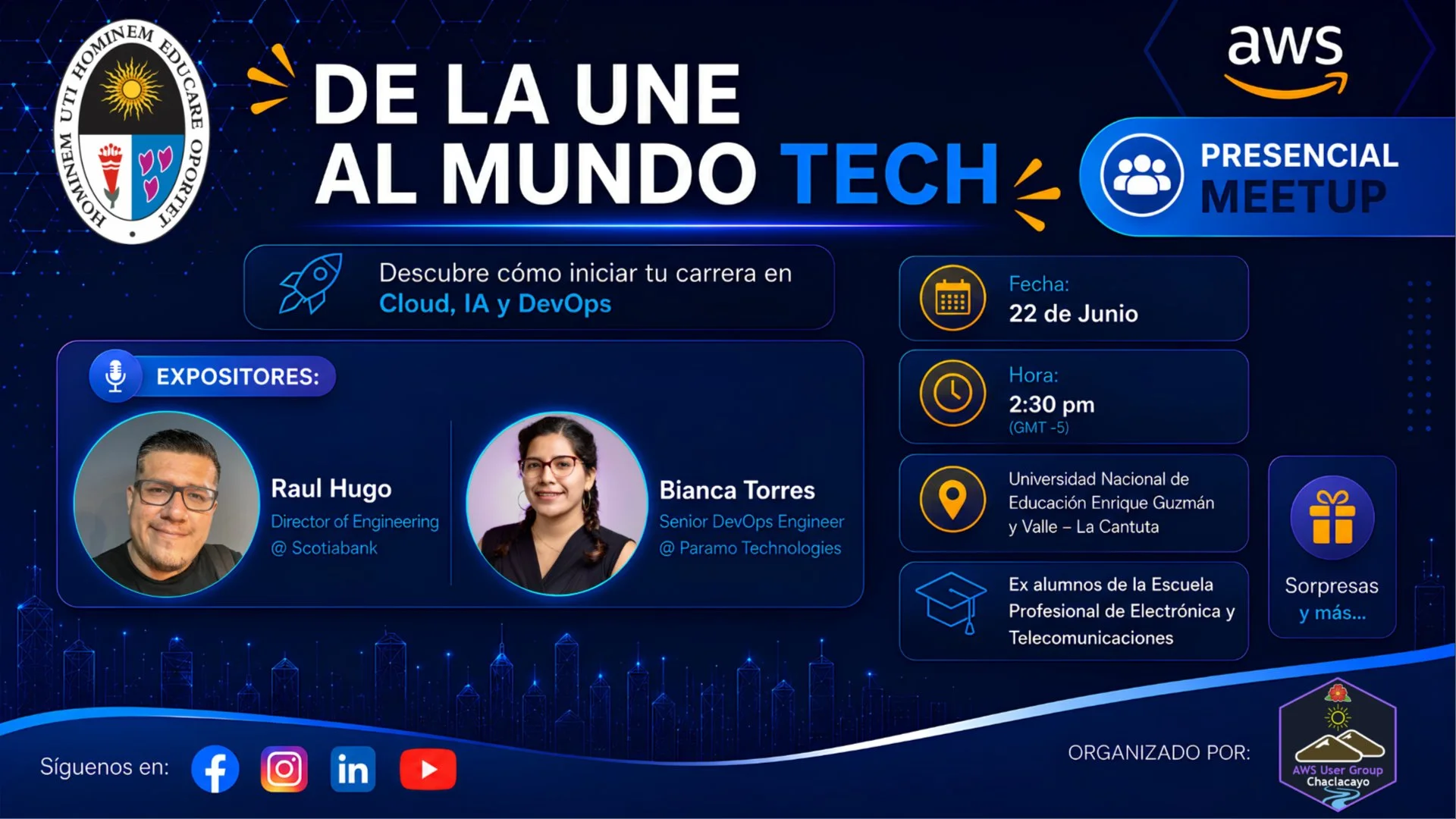 Portada de De la UNE al mundo tech en la nube