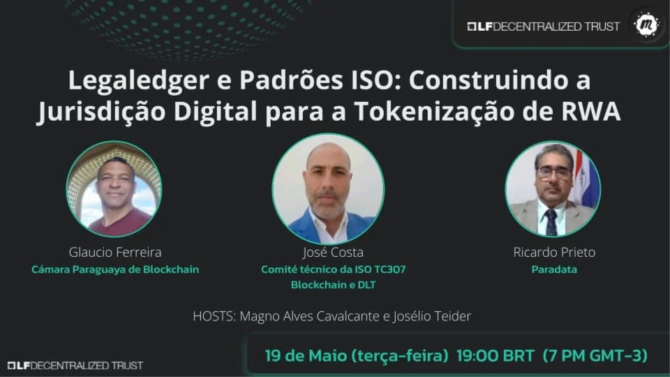 Portada de Blockchain, Padrões ISO e Tokenização de Ativos do Mundo Real (RWA)