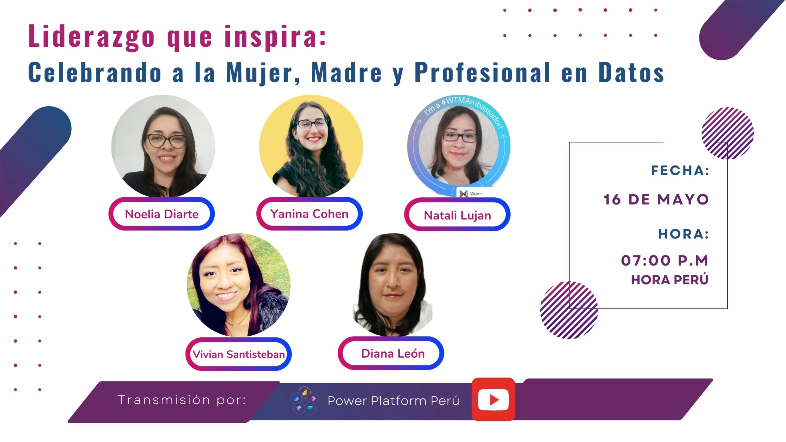 Portada de Liderazgo que inspira: Celebrando a la Mujer, Madre y Profesional en Datos