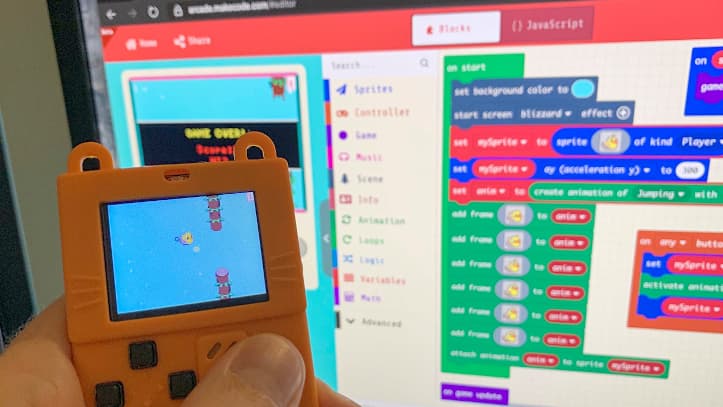 Portada de Taller virtual para niñ@s: CREA TU PRIMER VIDEOJUEGO DESDE CASA