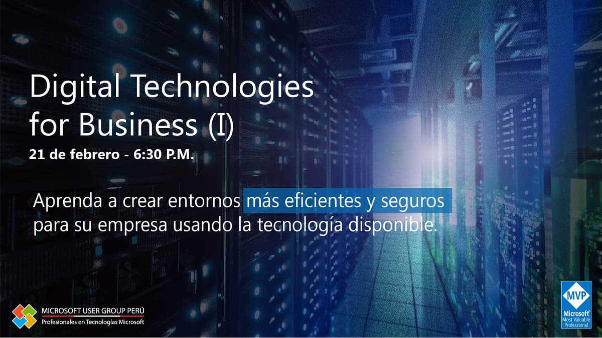 Portada de Digital Technologies for Business - Parte 1
