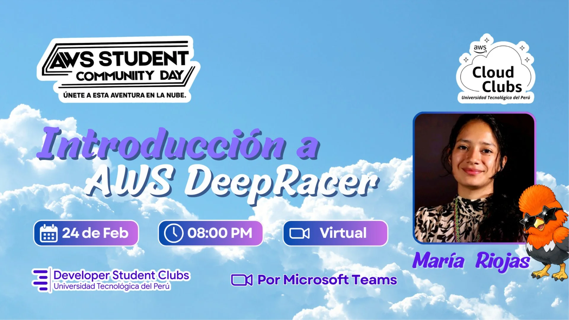 Portada de Introducción a AWS DeepRacer