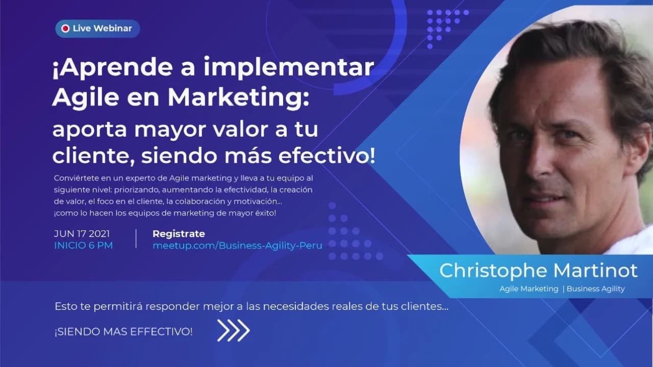 Portada de Aprende a implementar Agile en Marketing