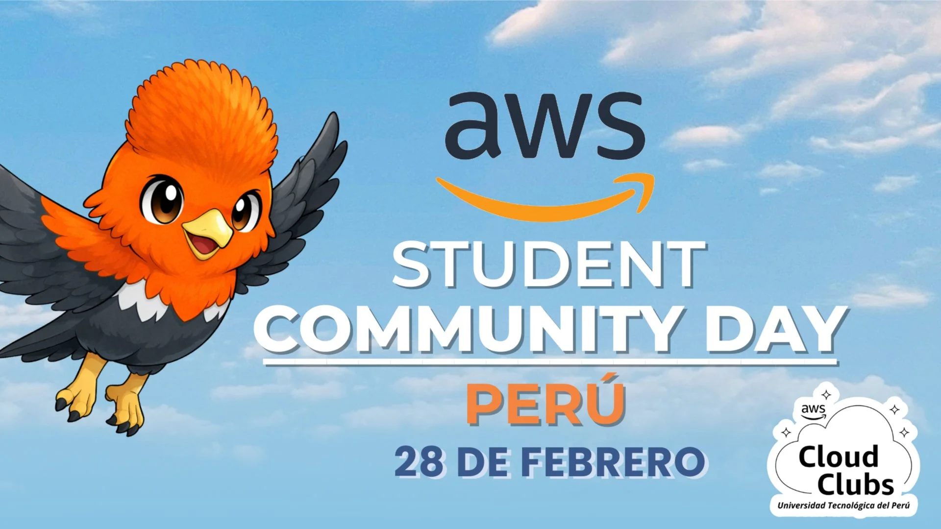 Portada de AWS Student Community Day Perú 2026