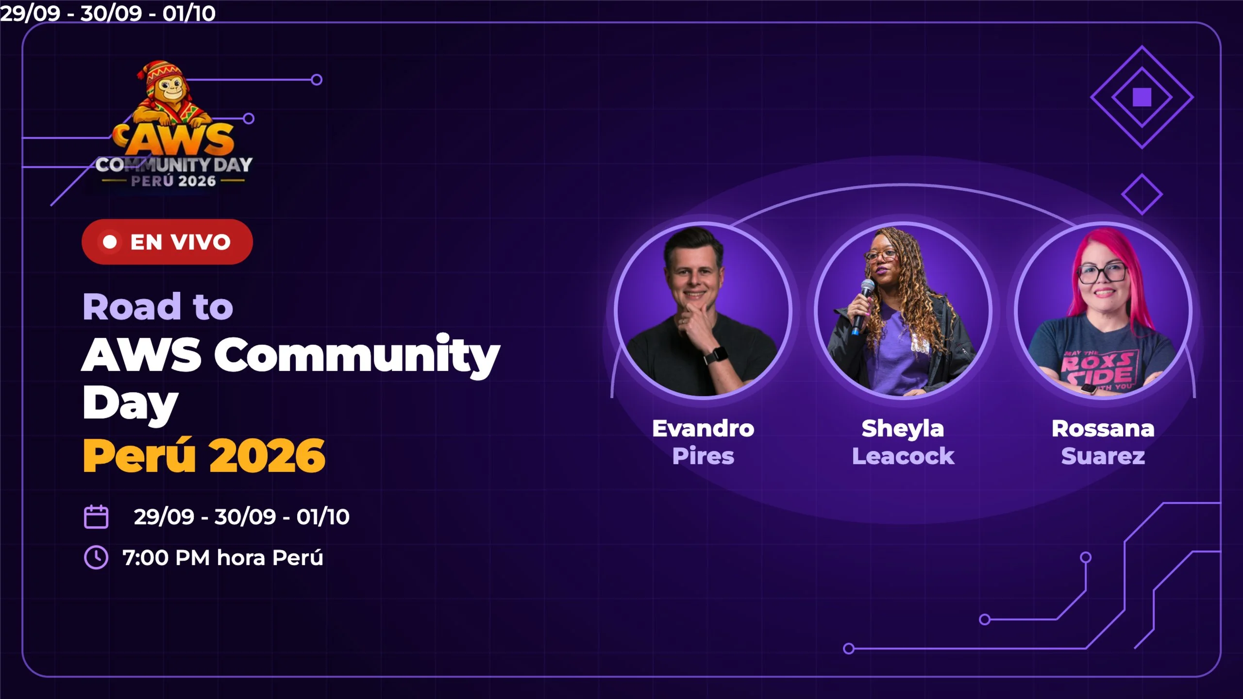 Portada de Road to AWS Community Day Perú 2026