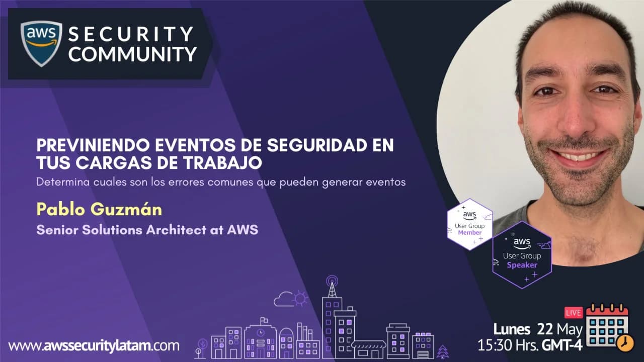 Portada de Previniendo eventos de seguridad para nuestras cargas de trabajo