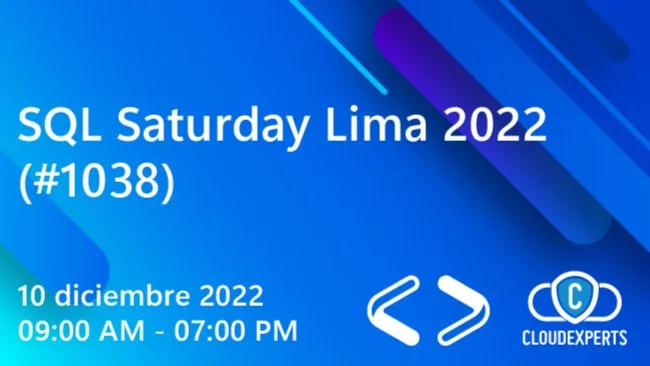 Portada de SQL SATURDAY -LIMA 2022