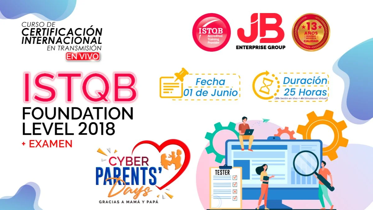 Portada de CYBER PARENTS DAYS: ISTQB FOUNDATION LEVEL 2018