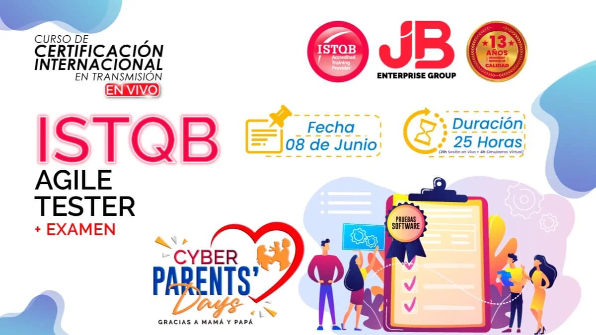 Portada de CYBER PARENTS DAYS: ISTQB AGILE TESTER