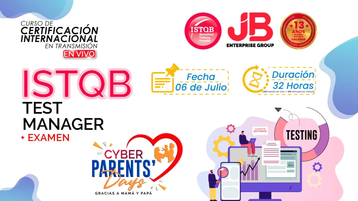 Portada de PROMOCIÓN PARENTS DAYS: ISTQB TEST MANAGER