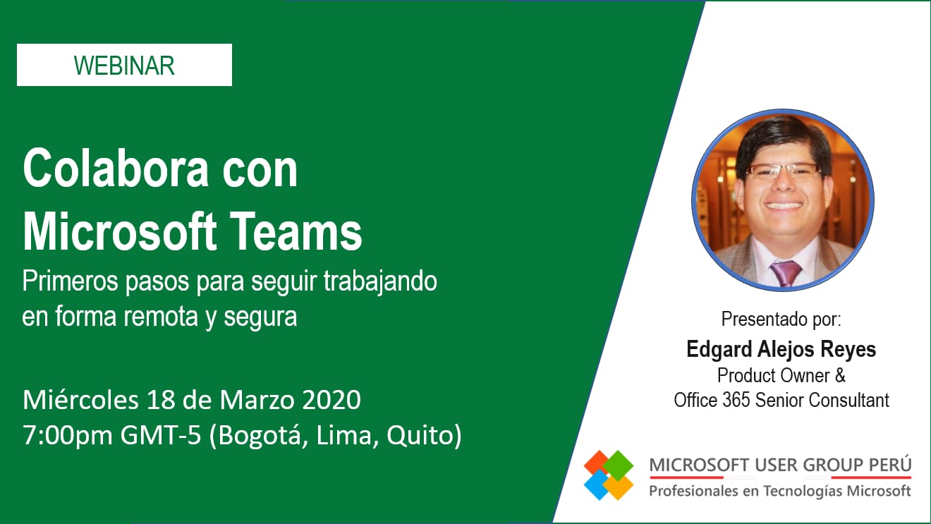 Portada de Colabora con Microsoft Teams