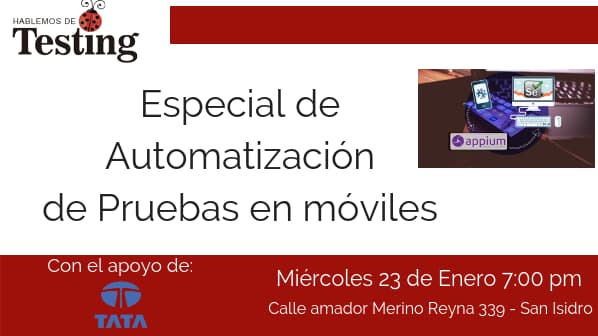 Portada de #HablemosDeTesting - Enero 🔽 Link de Registro en la Descripcion 🔽