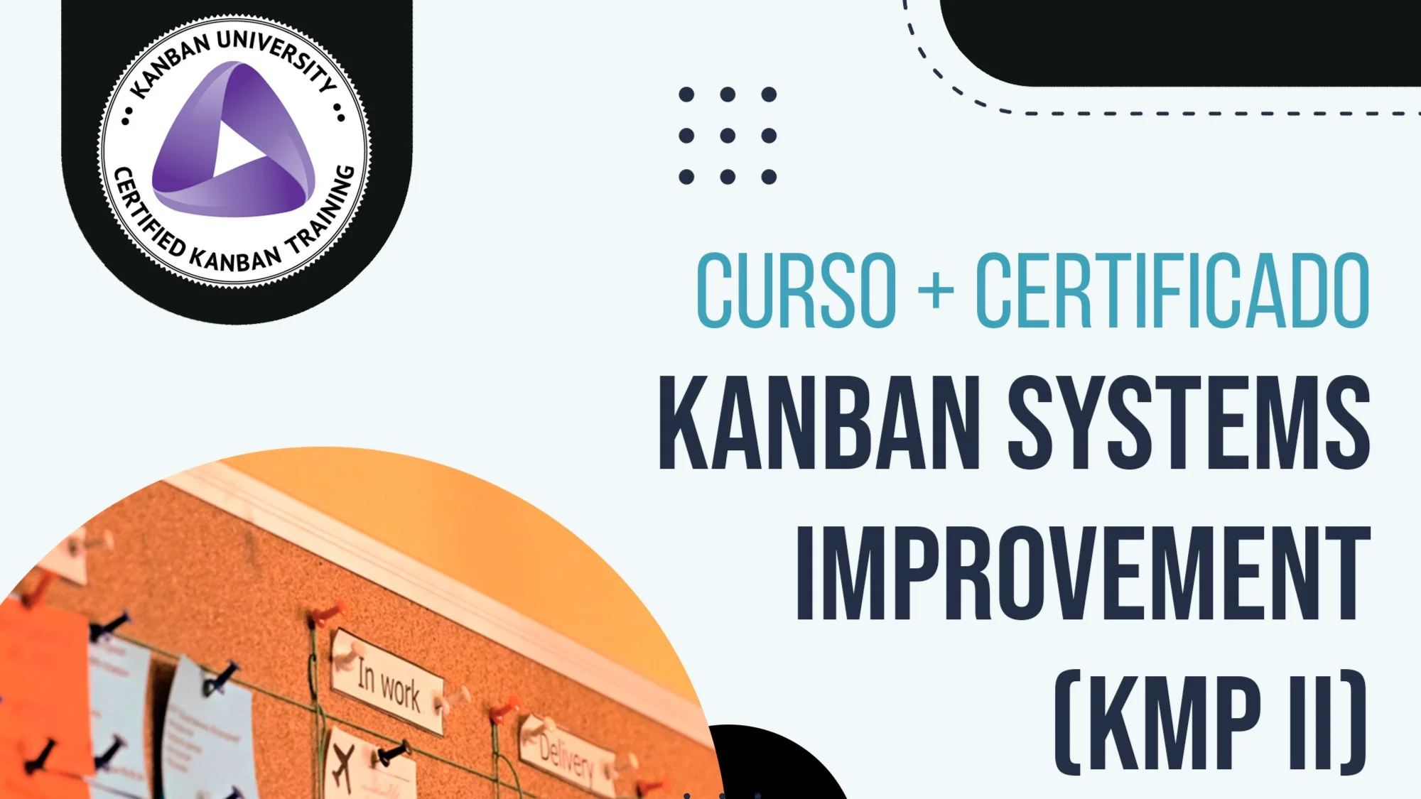 Portada de Certificación Kanban Systems Improvement KMPII (KSI) _ Kanban University