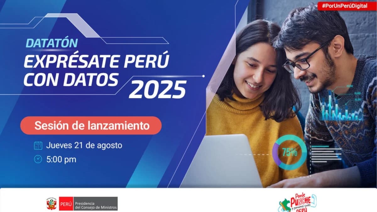 Portada de Primer Meetup sobre Exprésate Perú con Datos 2025