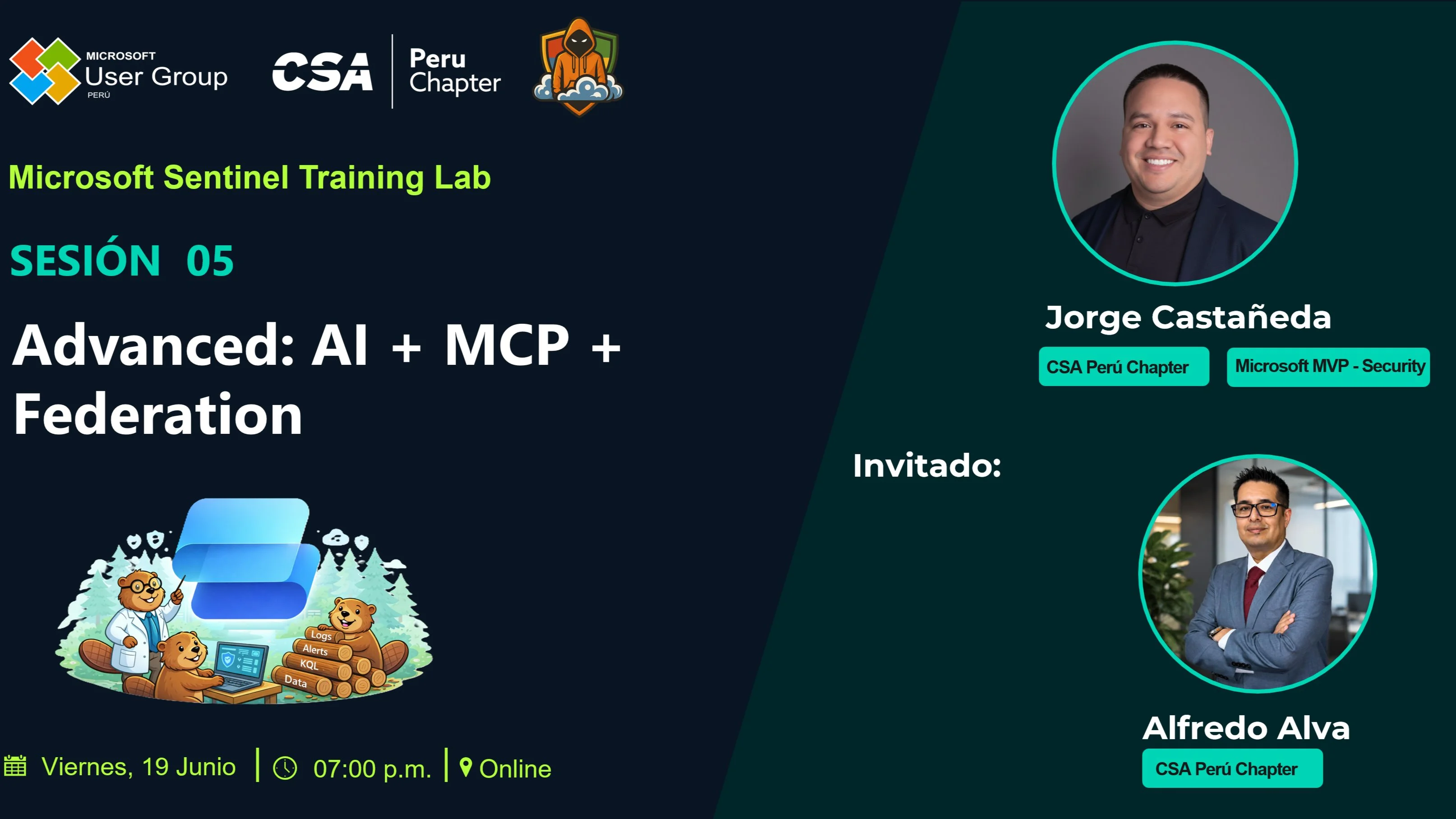 Portada de SESIÓN 05 — Advanced: AI + MCP + Federation