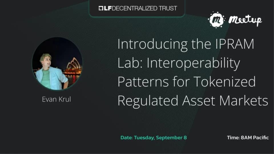 Portada de Introducing the IPRAM Lab for Tokenized Regulated Asset Markets