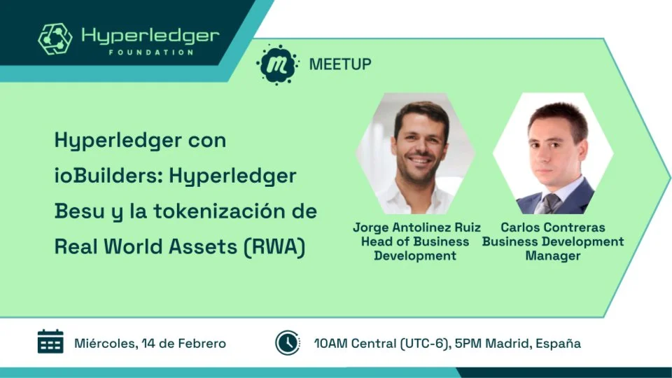 Portada de ioBuilders: Hyperledger Besu y la tokenización de Real World Assets (RWA)