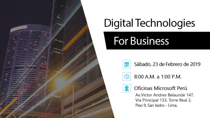 Portada de Digital Technologies for Business