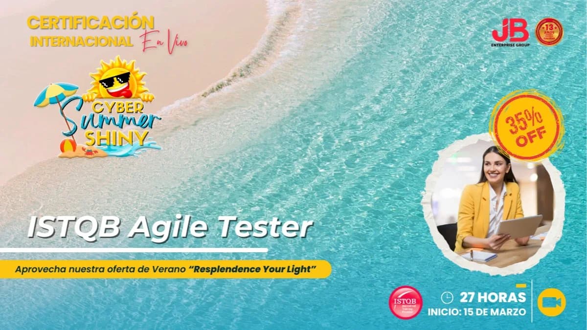 Portada de CYBER SUMMER SHINY: ISTQB AGILE TESTER