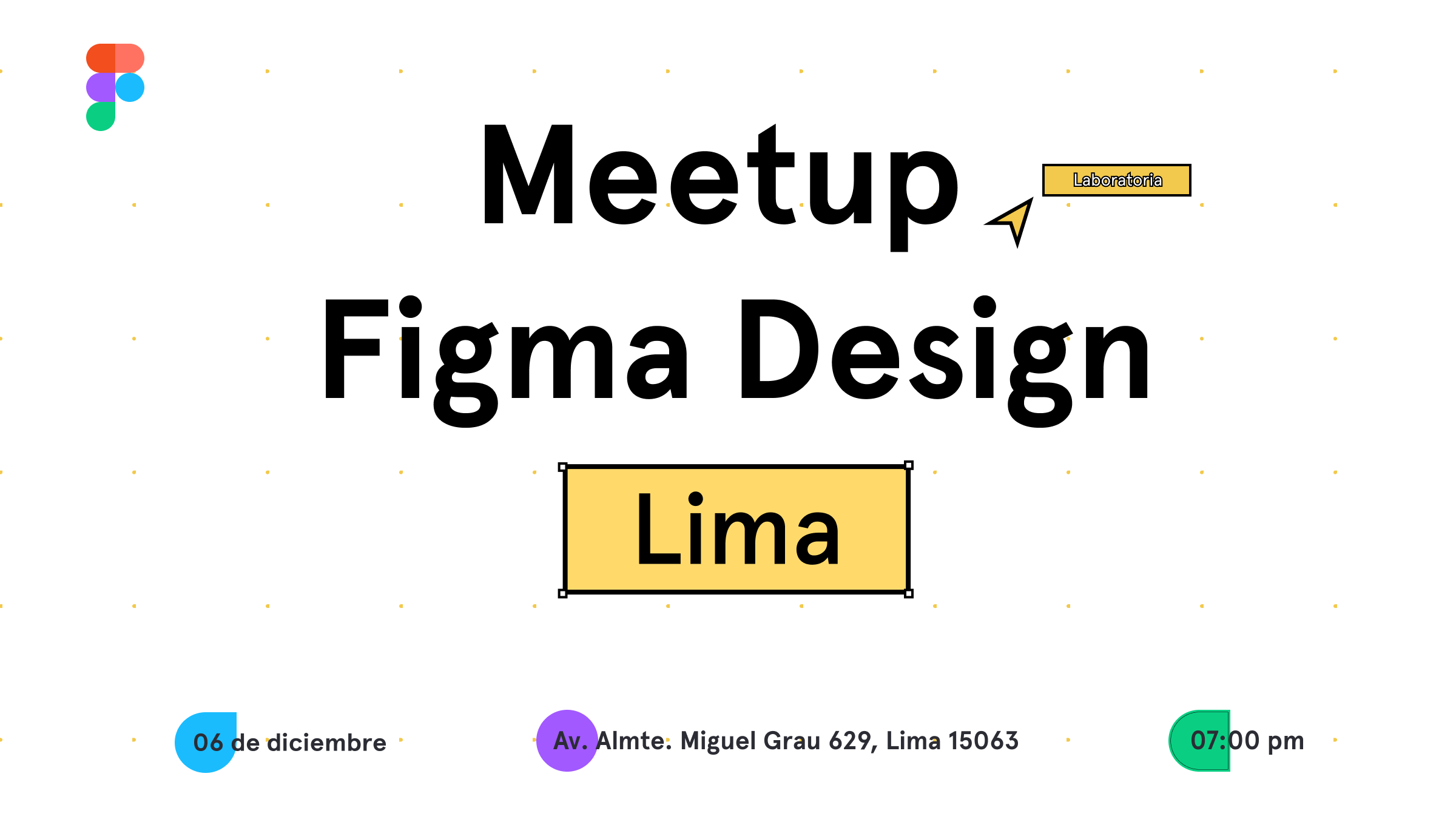 Portada de Tercer Meetup de Figma en Lima, Perú