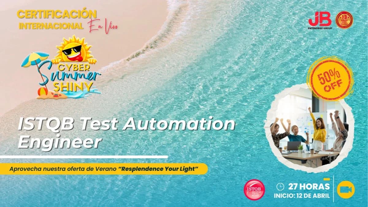 Portada de CYBER SUMMER SHINY: ISTQB TEST AUTOMATION ENGINEER