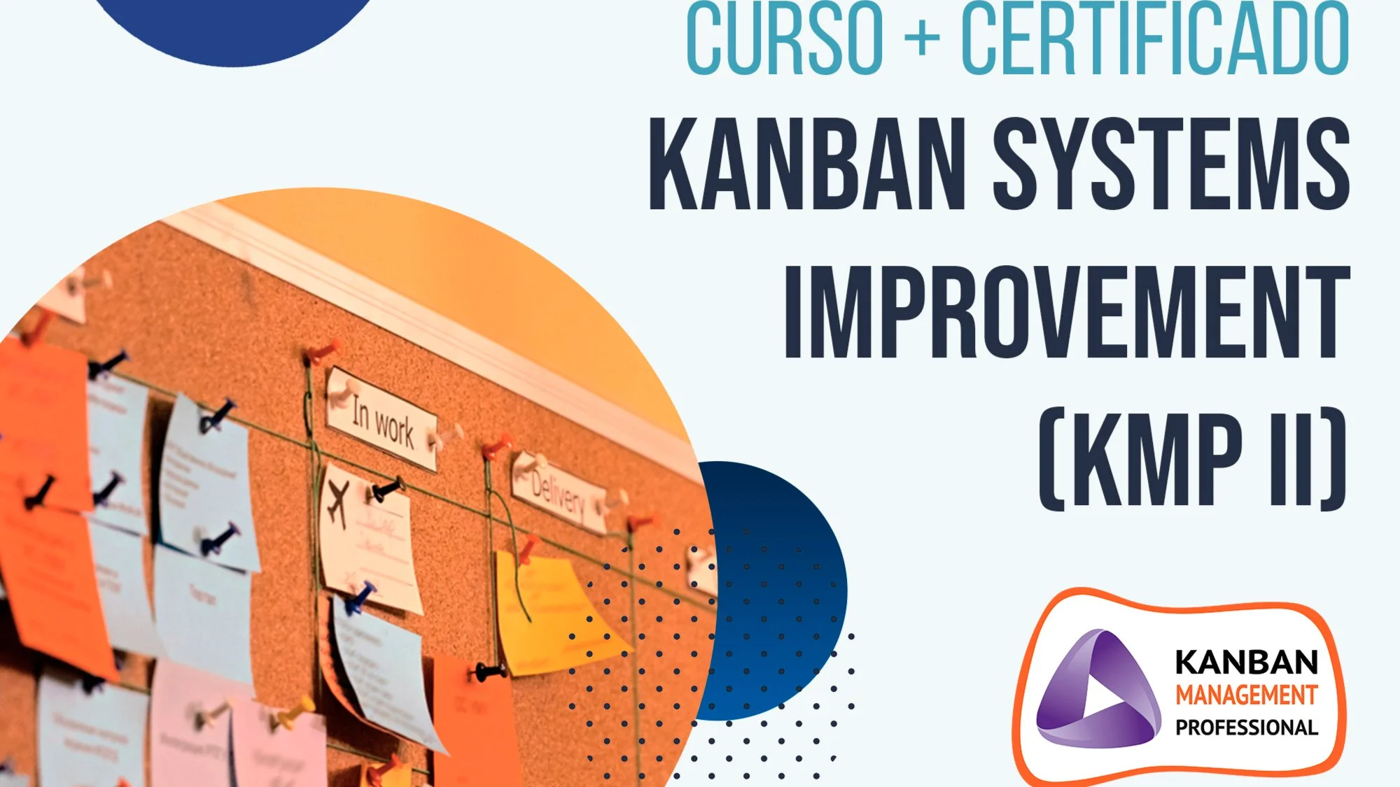 Portada de Certificado Kanban Systems Improvement KMPII _ Kanban University