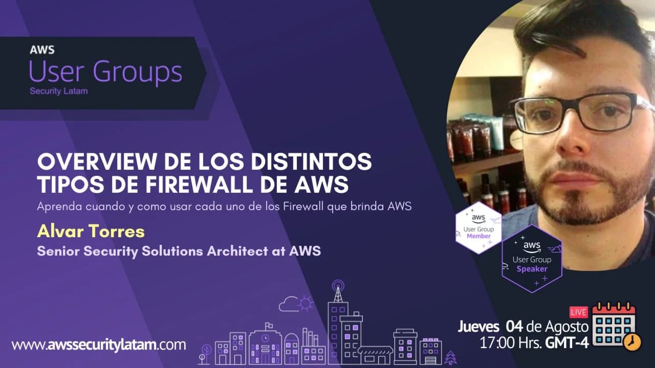 Portada de Overview de los distintos tipos de firewall de AWS