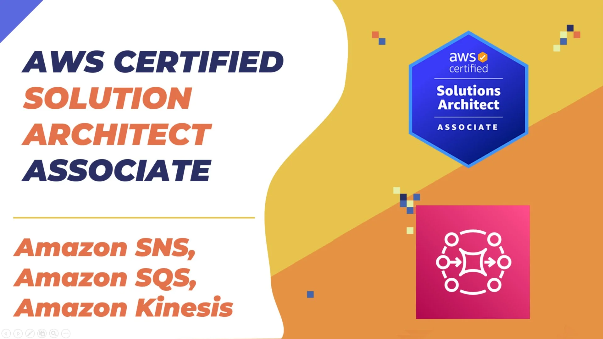 Portada de AWS Solution Architect Associate - Amazon SNS, SQS & ActiveMQ