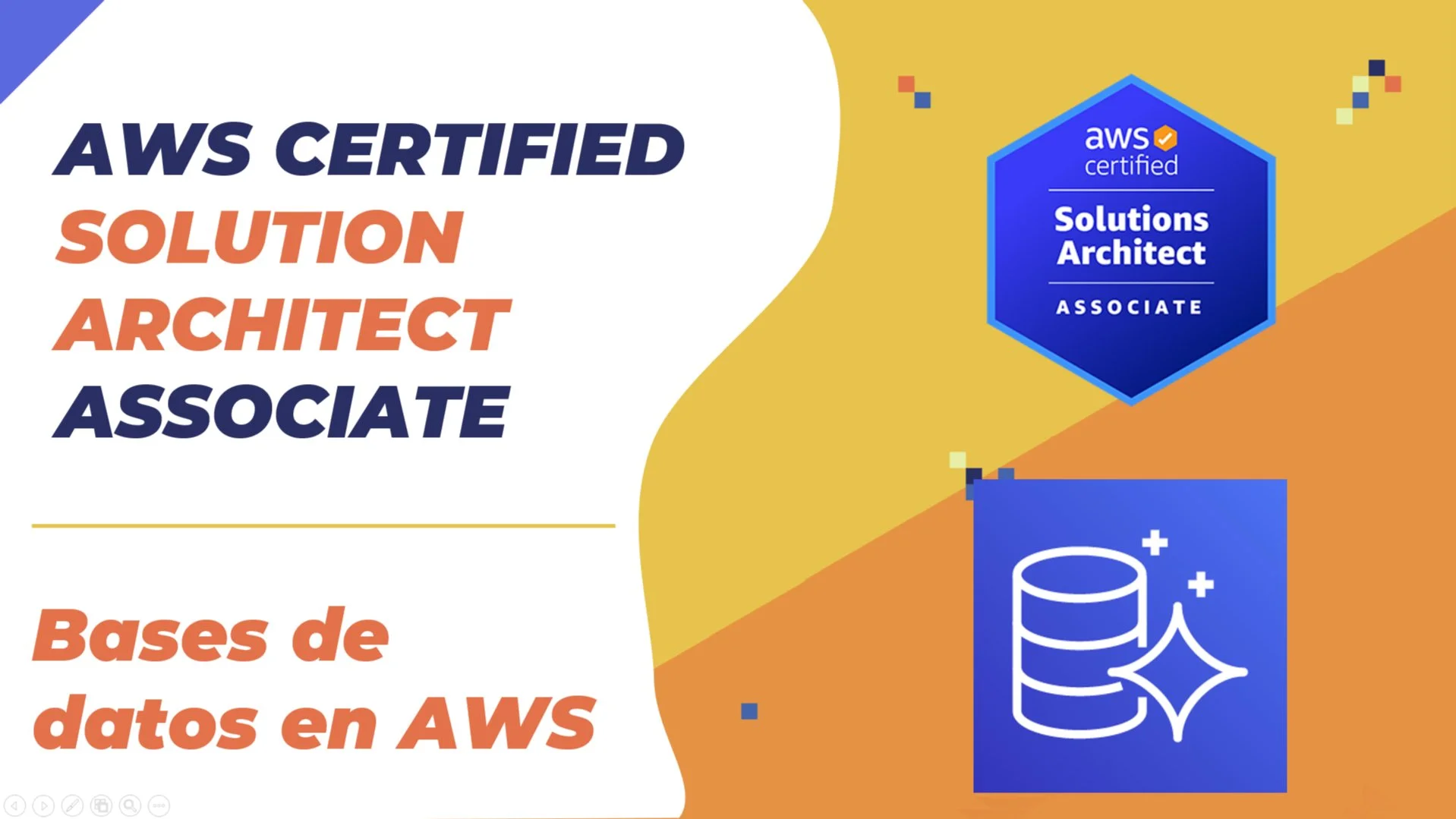 Portada de AWS Solution Architect Associate - Bases de datos en AWS