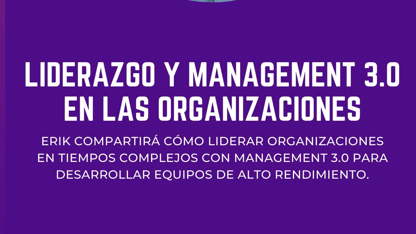 Portada de Liderazgo y Management 3.0 en las Organizaciones