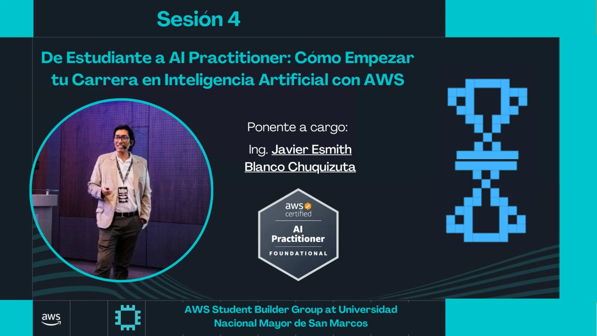 Portada de 🤖 AWS SBG UNMSM: First Steps — From Student to AI Practitioner
