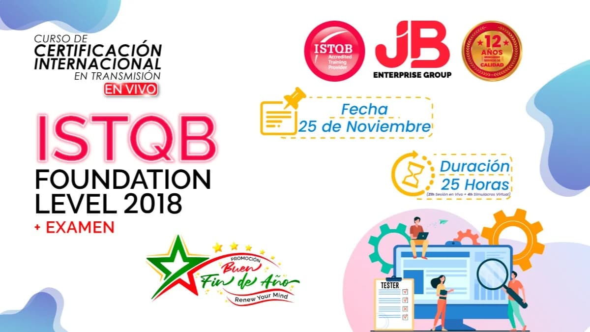 Portada de PROMO BUEN FIN DE AÑO: ISTQB FOUNDATION LEVEL 2018 + EXAMEN