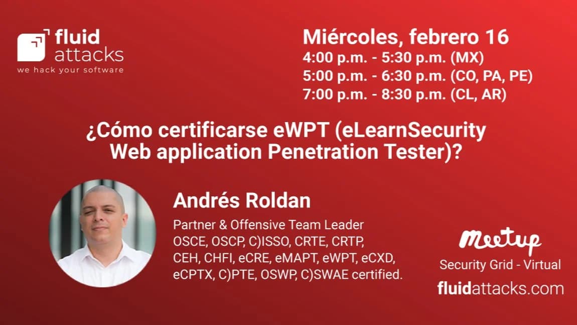 Portada de ¿Cómo certificarse eWPT ( eLearnSecurity Web application Penetration Tester)?