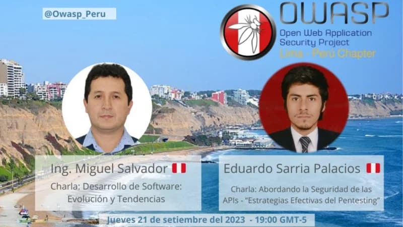 Portada de OWASP Meeting Setiembre 2023