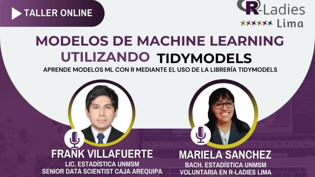 Portada de Modelos de Machine Learning utilizando Tidymodels