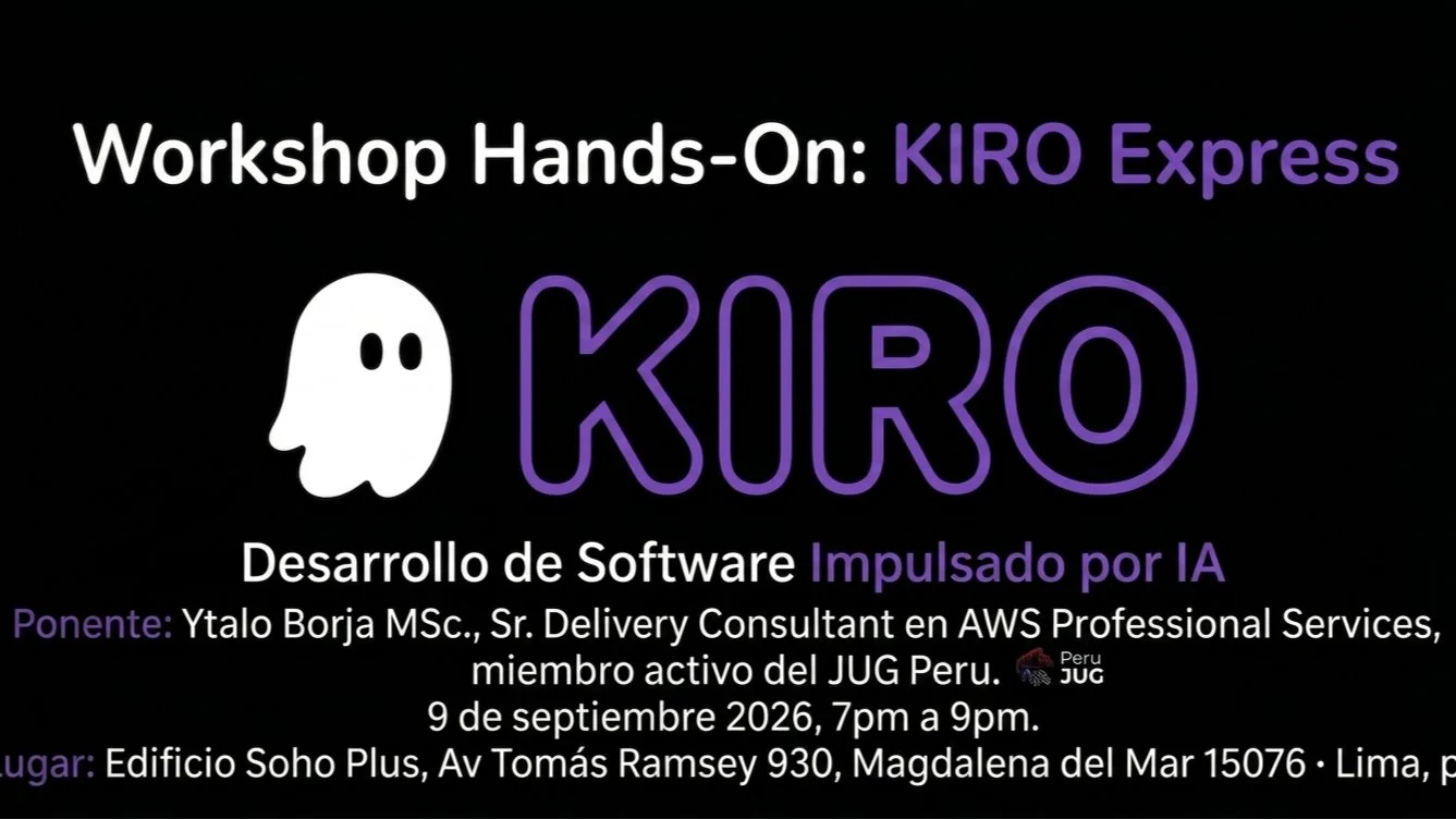 Portada de Workshop Hands-On: Kiro Express — Desarrollo de Software Impulsado por IA