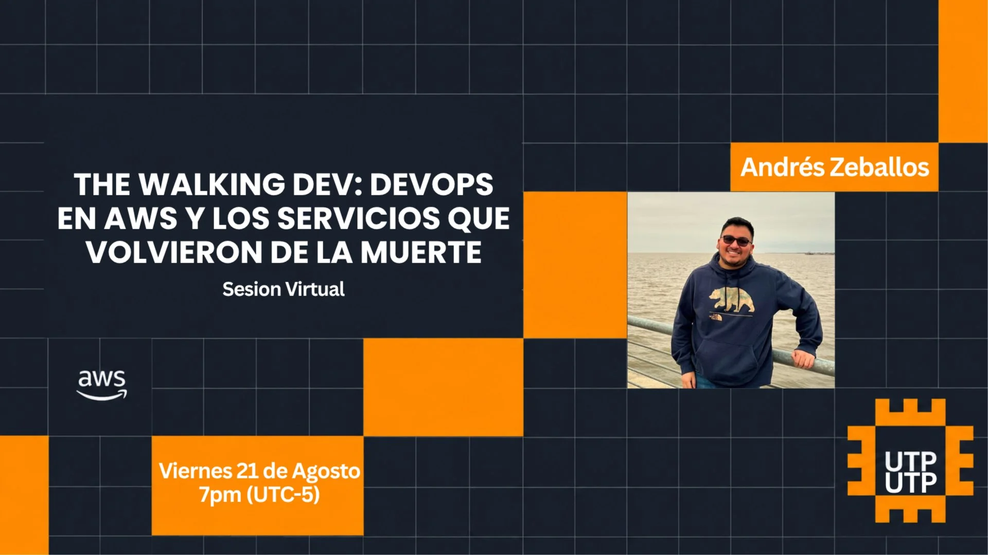 Portada de The Walking Dev: DevOps en AWS y los servicios que volvieron de la muerte