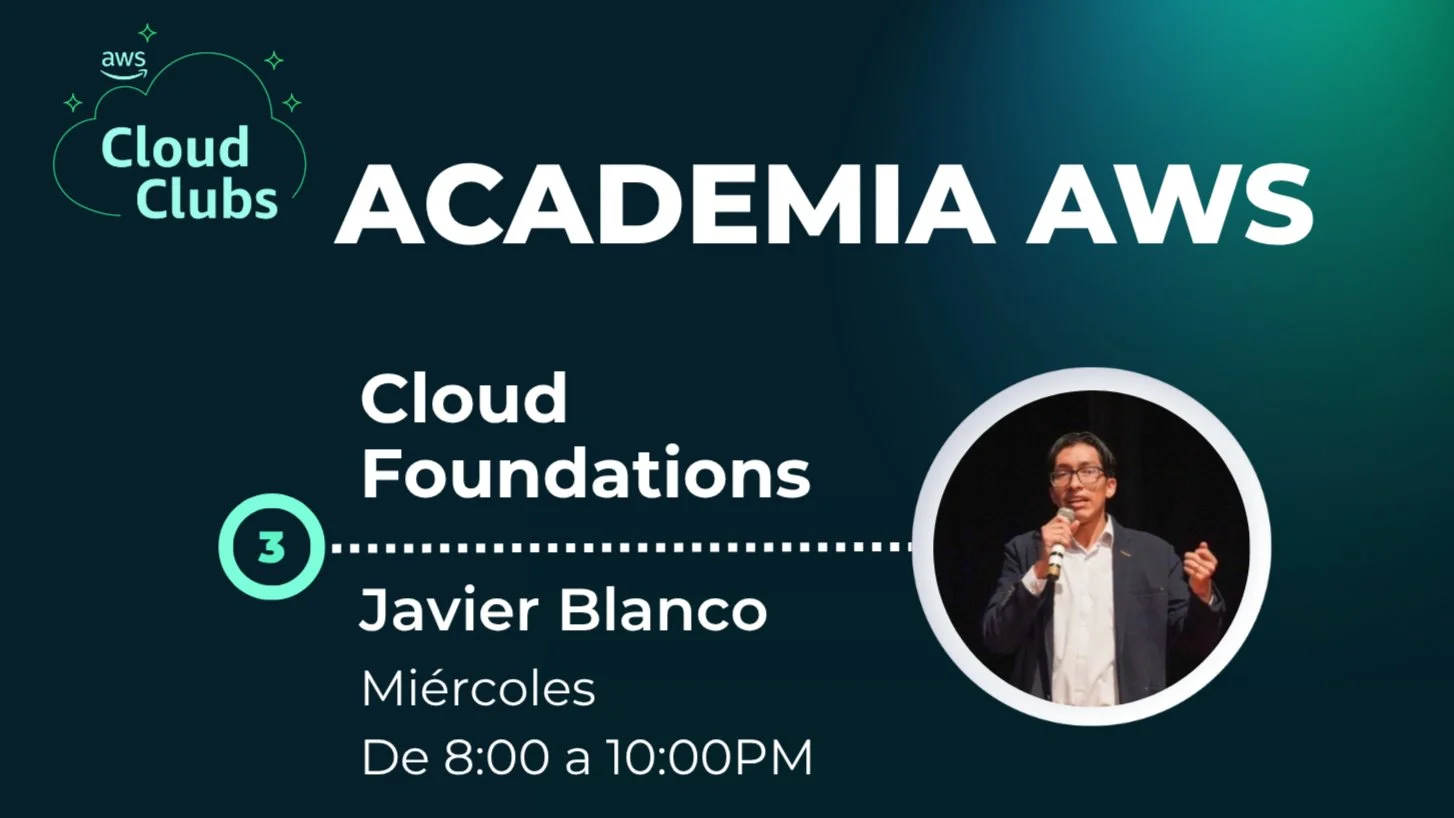 Portada de AWS Academy: Cloud Foundations - Sesión 3