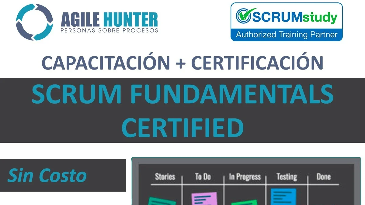 Portada de Charla Scrum Fundamentals
