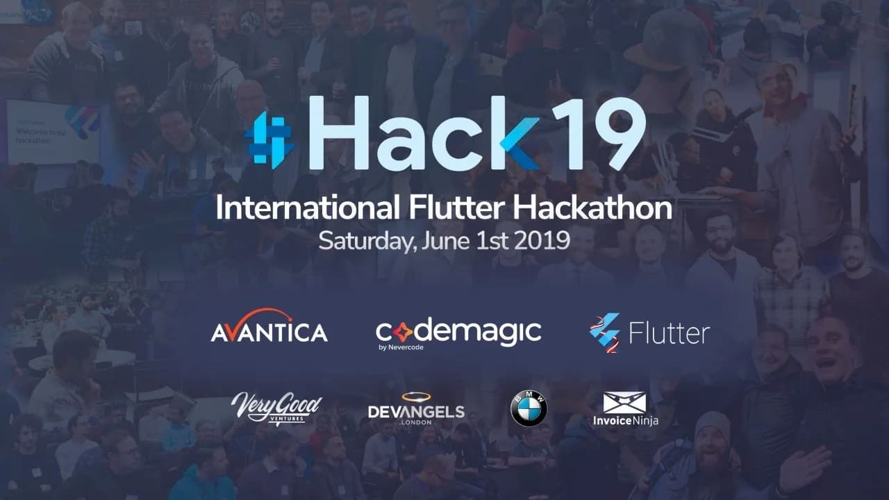 Portada de 2019 Flutter International Hackathon