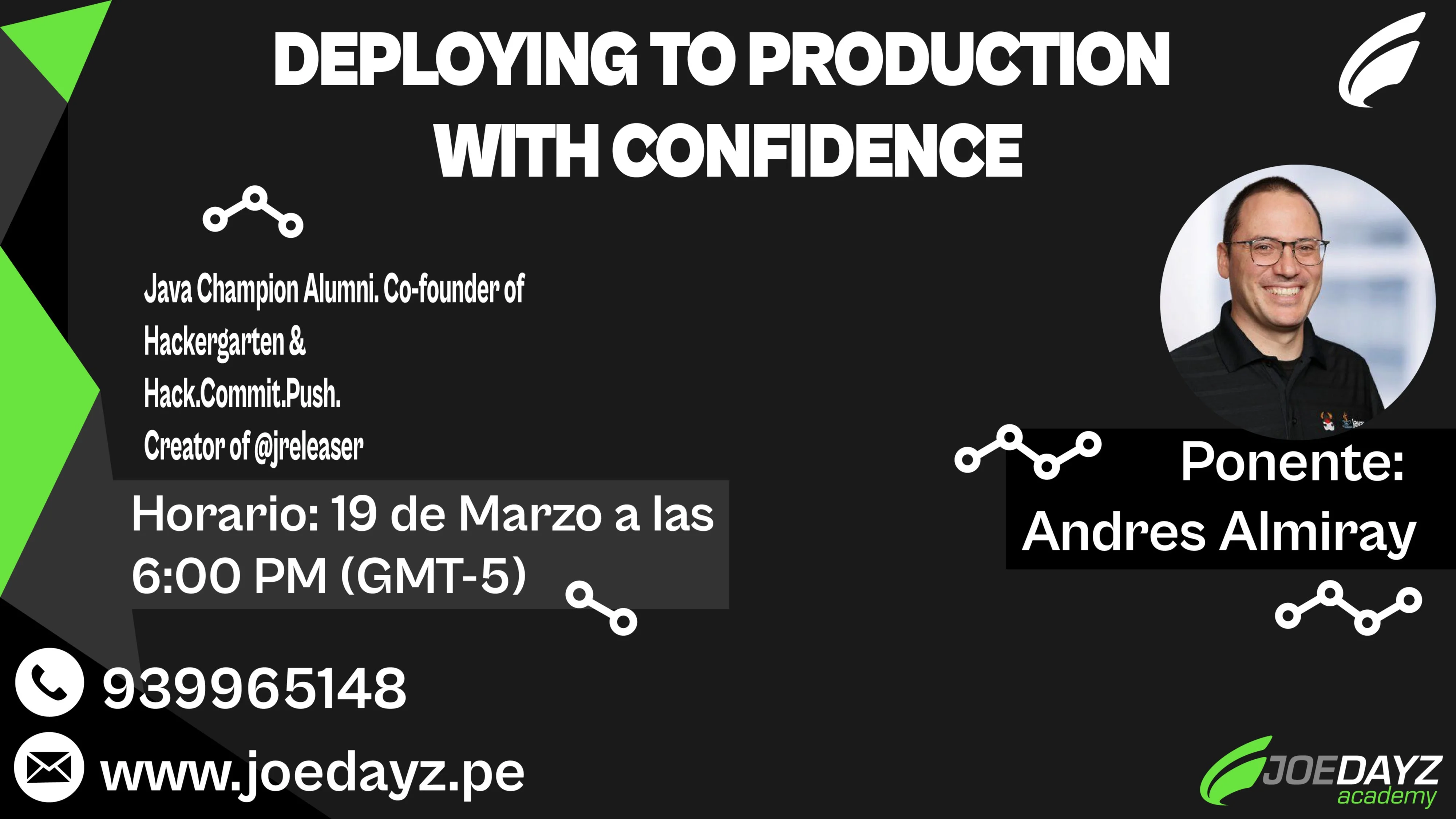 Portada de Deploy to Production with confidence