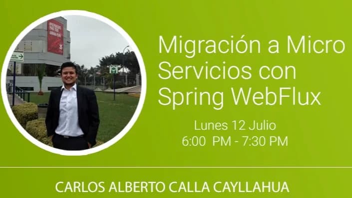 Portada de Migrando a Microservicios reactivos con Spring WebFlux